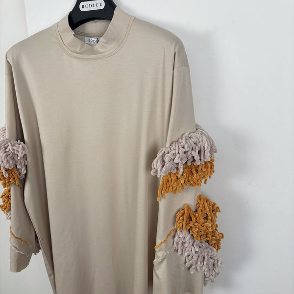 .	Cozy Drama Sweater