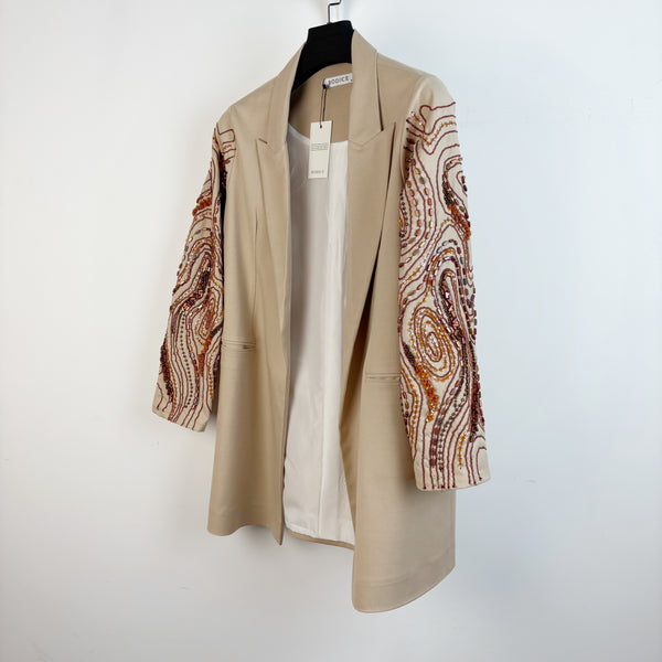 Mixed Circle & Lines Beige