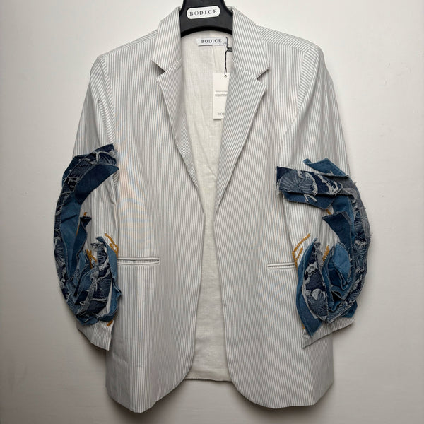 Denim Bloom Blazer