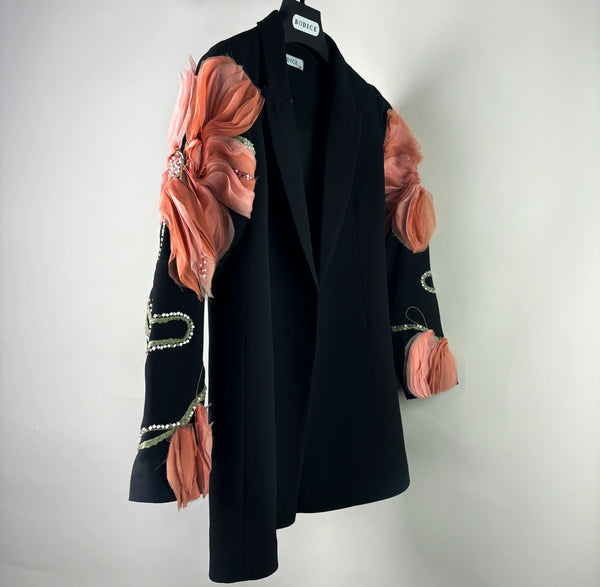 Peach fuzz black Jacket