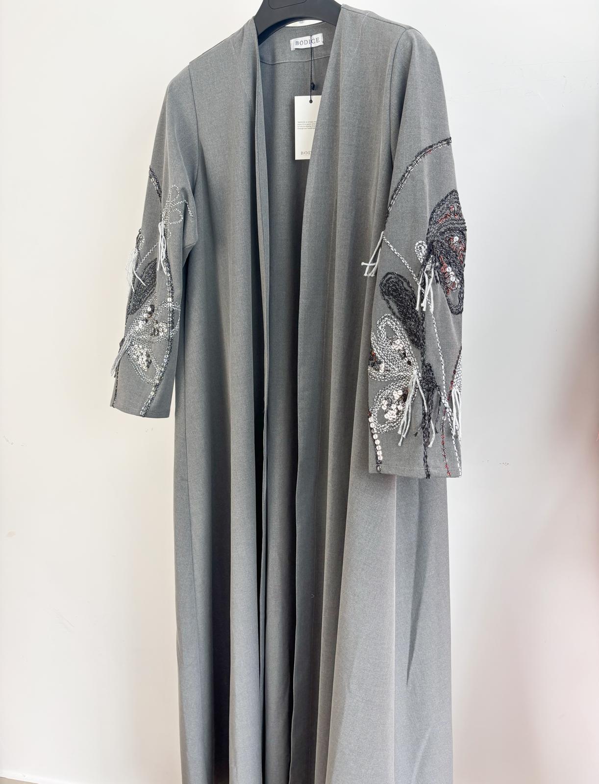 Batter Flay Gray Abaya