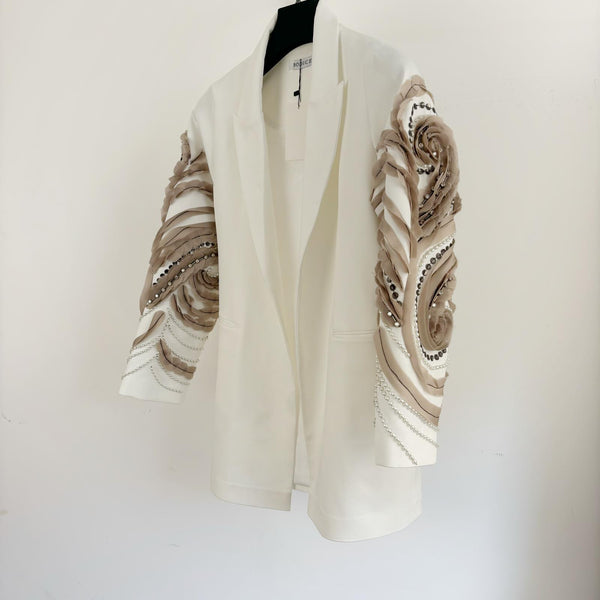 Waves Beige Flower