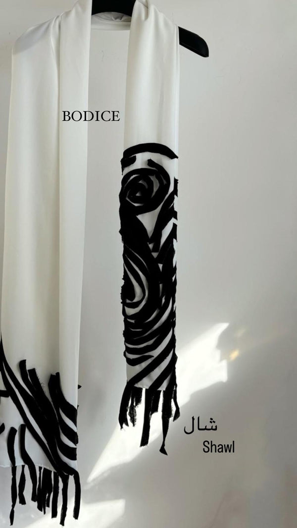 Black & White Shawl