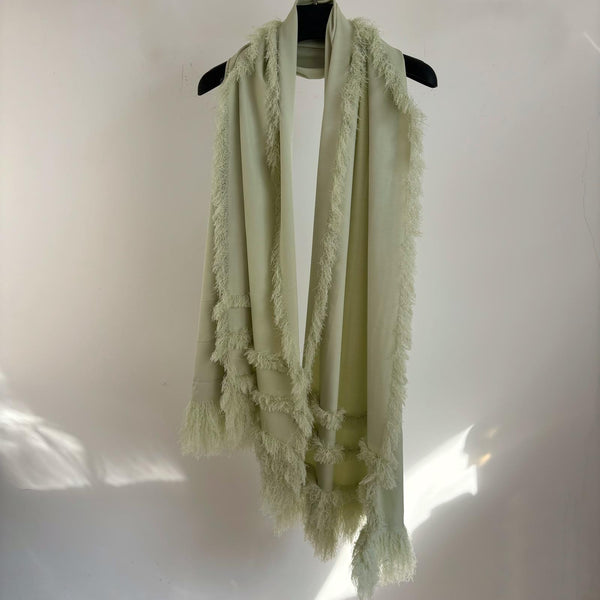 Light Green Hair Shawl