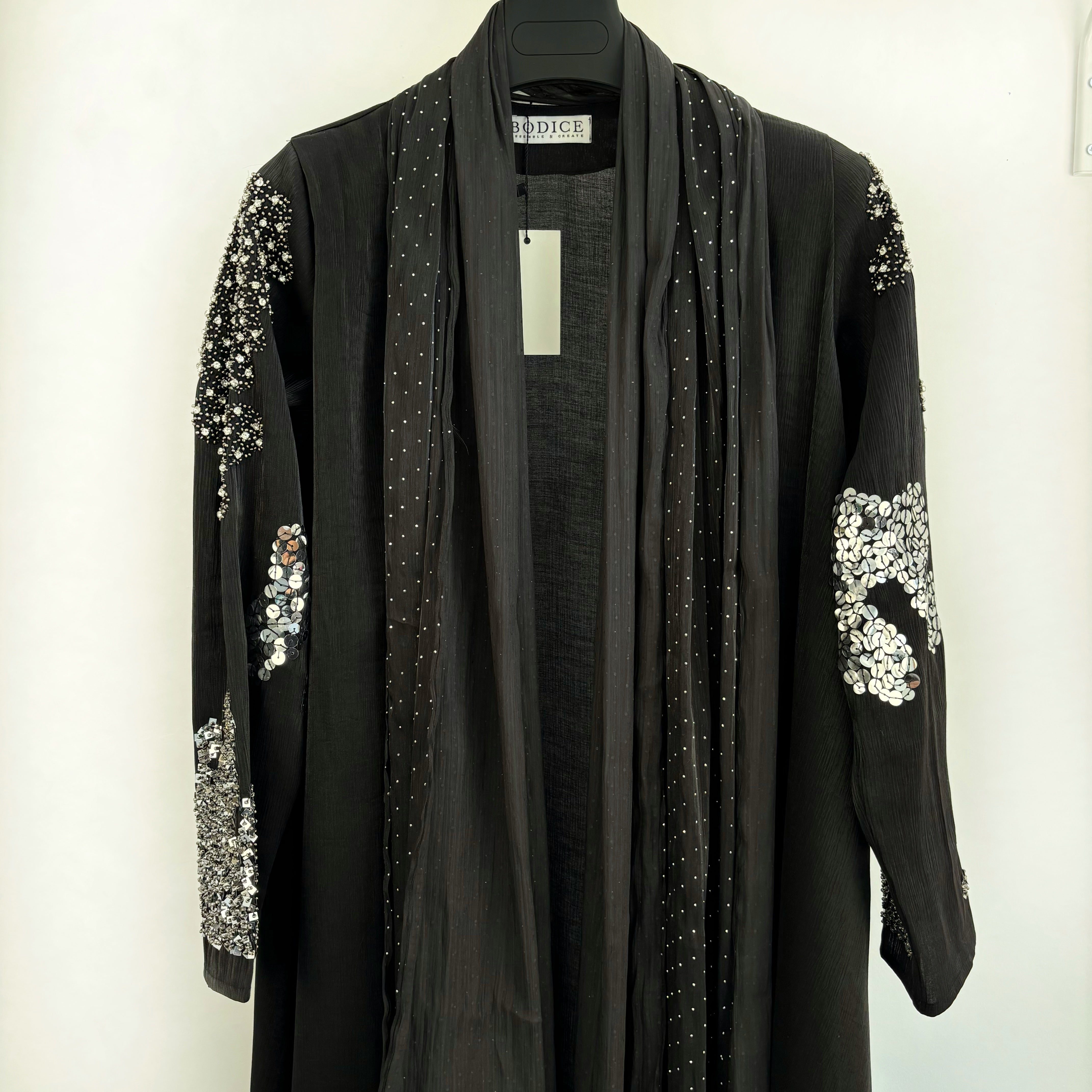 Black shin Abaya