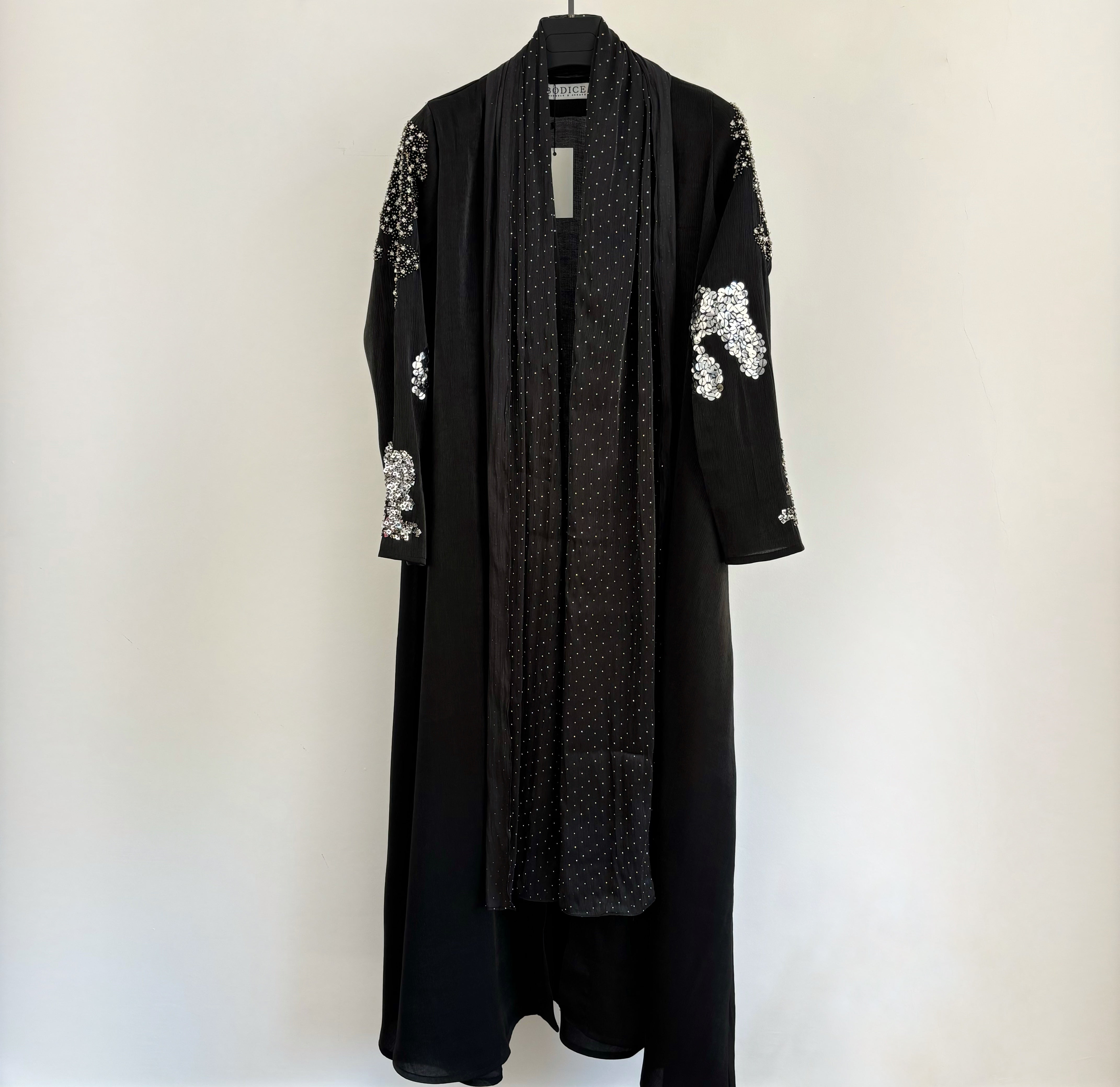 Black shin Abaya